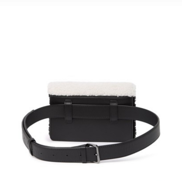 MCM Black and White Crossbody Bag with Sleek Design - Picture 3 of 15